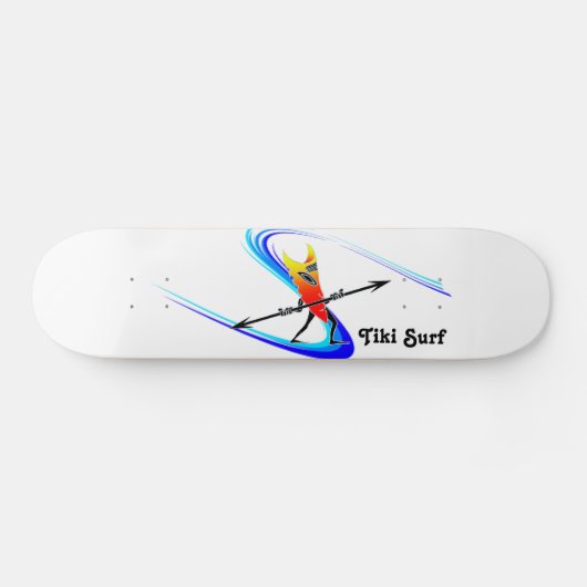 Tiki Surfer Persoonlijk Skateboard (Horizontaal)
