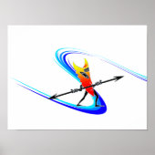 Tiki Surfer Poster (Voorkant)