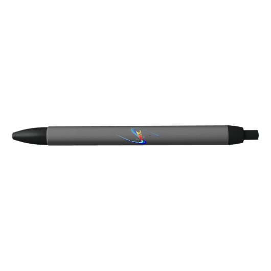 Tiki Surfer Zwarte Inkt Pen (Voorkant)