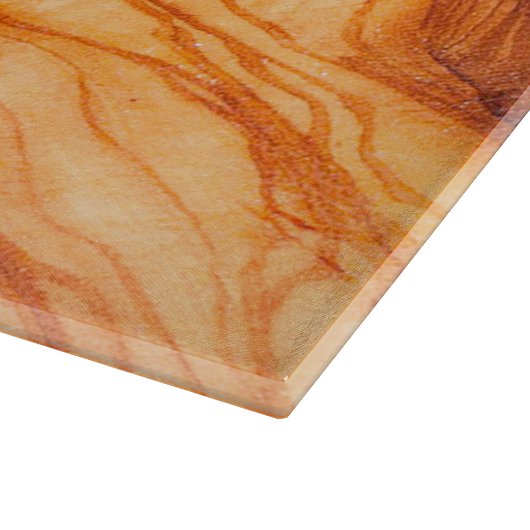 Tiki Textured Glass beroemd gemaakt door Highland  Snijplank (Hoek)