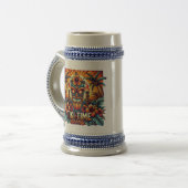 Tiki Time Beer Stein Bierpul (Voorkant links)