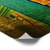 "Tiki Time" Fierce, , Retro, Wood Tiki Face Poster (Hoek)