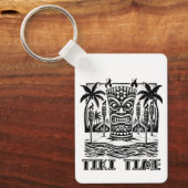 Tiki Time - Hawaiiaanse eiland vibes Sleutelhanger (Voorkant)