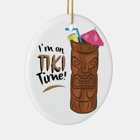 Tiki Time Keramisch Ornament (Rechts)