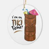 Tiki Time Keramisch Ornament (Links)