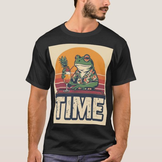 Tiki Time Kikker Barman Shirt (Voorkant)