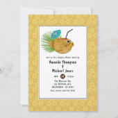 Tiki Time Luau Summer Beach Couples Shower Kaart (Voorkant)