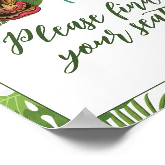 Tiki Time Luau Summer Poster (Hoek)