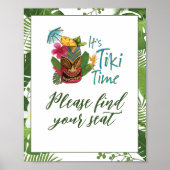 Tiki Time Luau Summer Poster (Voorkant)