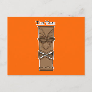 Tiki Time Post-kaart Briefkaart