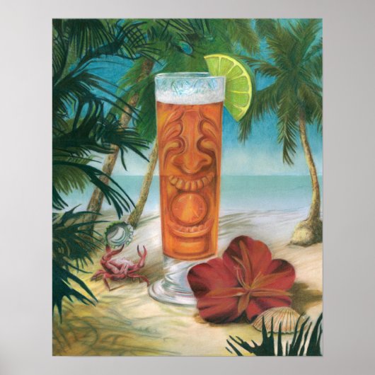 Tiki Time Poster (Voorkant)