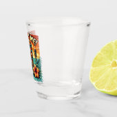 Tiki Time Shot Glass –  Tropisch Barware Glas (Rechts)