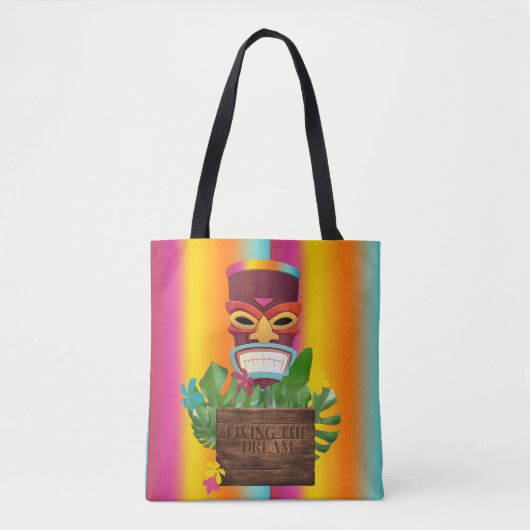 Tiki Time Tote Bag (Voorkant)