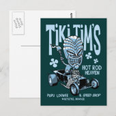 Tiki Tim's Briefkaart (Voorkant / Achterkant)