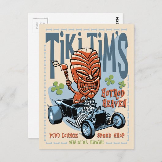 Tiki Tim's II Briefkaart (Voorkant / Achterkant)