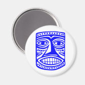 Tiki Toby - Blauw Magneet (Voorkant / Achterkant)