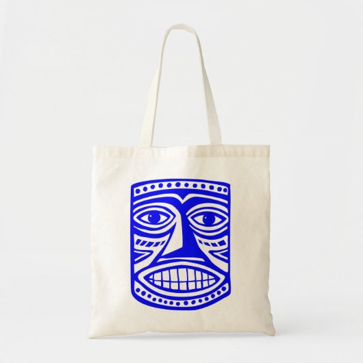 Tiki Toby - Blauw Tote Bag (Voorkant)