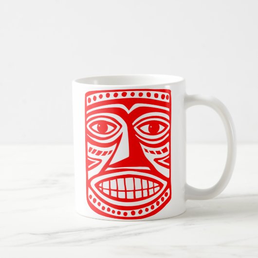 Tiki Toby - Red Koffiemok (Rechts)