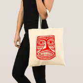 Tiki Toby - Red Tote Bag (Voorkant (product))