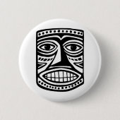Tiki Toby Ronde Button 5,7 Cm (Voorkant)