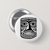 Tiki Toby Ronde Button 5,7 Cm (Voorkant /achterkant)