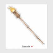 Tiki Torch Sticker (Vel)