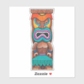 Tiki Totem 2 Sticker (Vel)