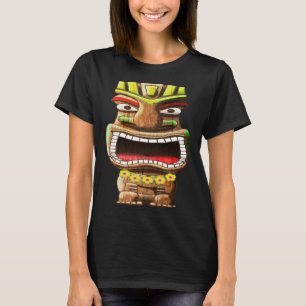 Tiki Totem Polynesiaanse Hawaï Mythologie T-shirt