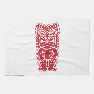 tiki totem warrior theedoek