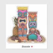 Tiki Totems Sticker (Vel)