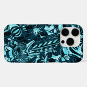 Tiki Trader Hawaiian Blauwgroen Case-Mate iPhone Case (Achterkant (horizontaal))