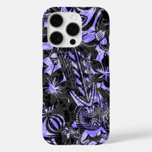 Tiki Trader Hawaiian Lavender Gray iPhone 16 Pro Hoesje