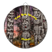 Tiki Tribal Council, Kona Hawaii Dartbord (Voorkant)