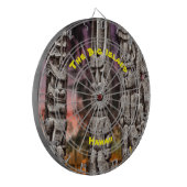 Tiki Tribal Council, Kona Hawaii Dartbord (Voorkant Links)