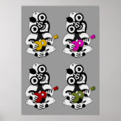 Tiki Ukulele band Poster (Voorkant)