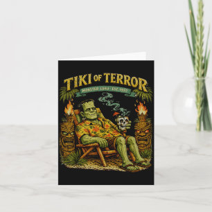 Tiki van Terror Monster Luau Hawaiaanse Zomer Kaart