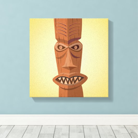 Tiki Verpakte Canvas (Insitu (Houten vloer))