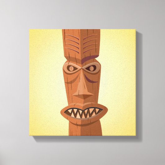 Tiki Verpakte Canvas (Voorkant)