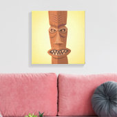 Tiki Verpakte Canvas Afdruk (Insitu (Woonkamer))