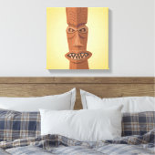 Tiki Verpakte Canvas Afdruk (Insitu (Slaapkamer))