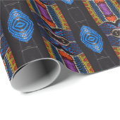 Tiki Vibe Wrapping Paper for Men Tropical Hawaiian Cadeaupapier (Rol Hoek)