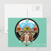 Tiki Village Briefkaart (Voorkant / Achterkant)