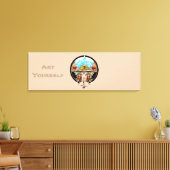Tiki Village Canvas Afdruk (Insitu (Woonkamer))