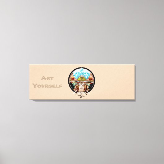 Tiki Village Canvas Afdruk (Voorkant)