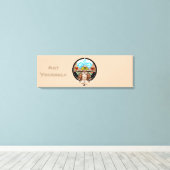 Tiki Village Canvas Afdruk (Insitu (Houten vloer))
