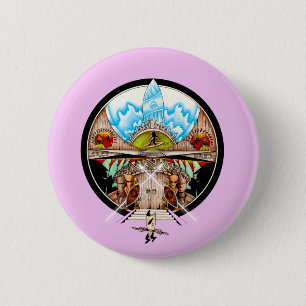 Tiki Village Ronde Button 5,7 Cm