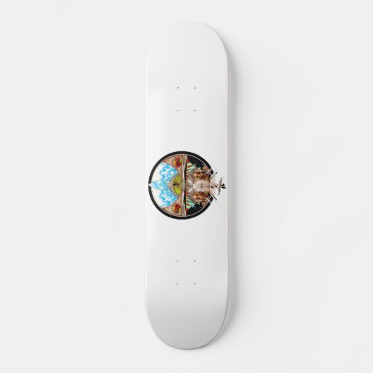 Tiki Village Skateboard (Voorkant)