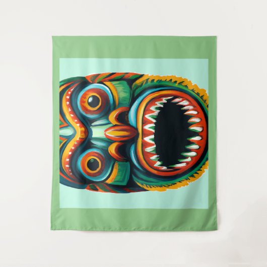 Tiki Wandkleed (Voorkant)