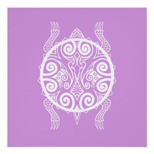 Tiki Warrior Turtle Tattoo Poster (Voorkant)