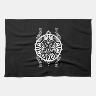 Tiki Warrior Turtle Tattoo Theedoek